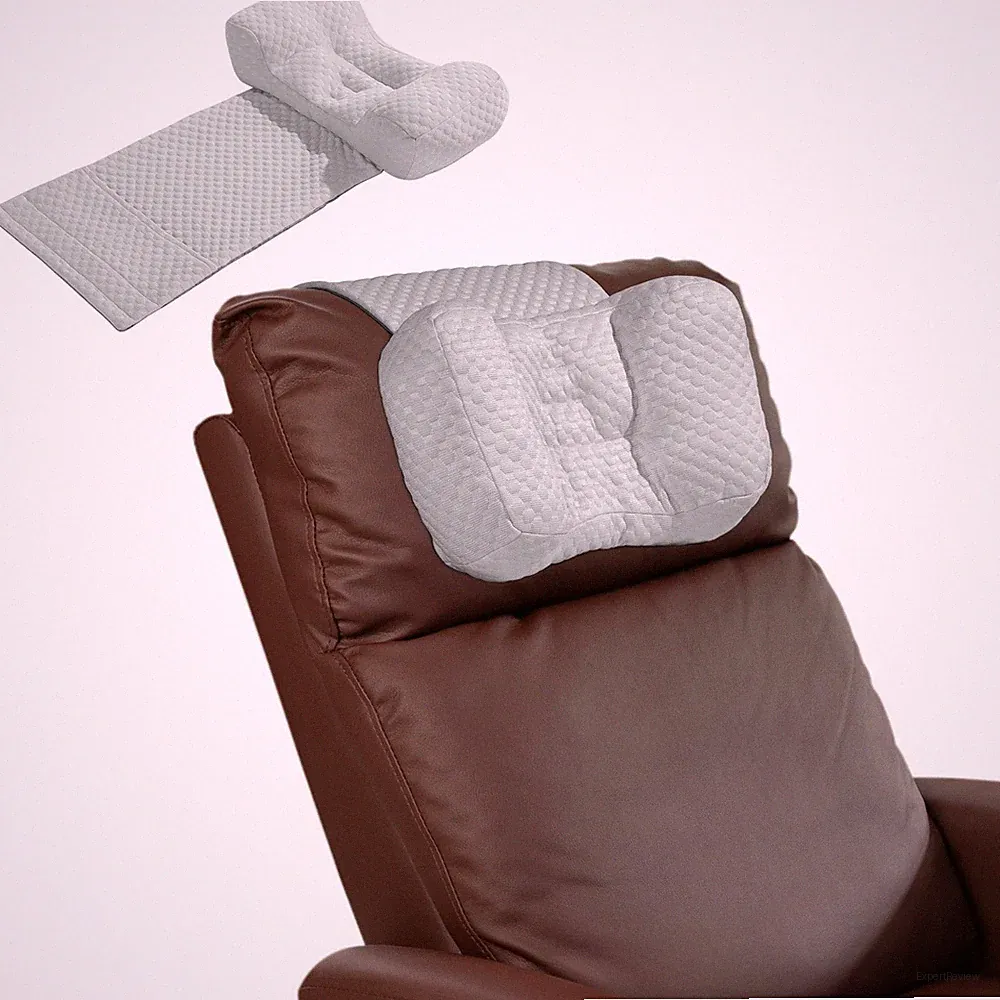 MABOZOO Recliner Neck Pillow w/ Pocket - Headrest Cushion for Neck Pain Relief