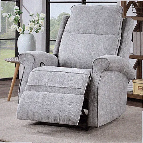 Modern Upholstered Recliner Chair Sofa Home Theater Seating Living Room Armchair